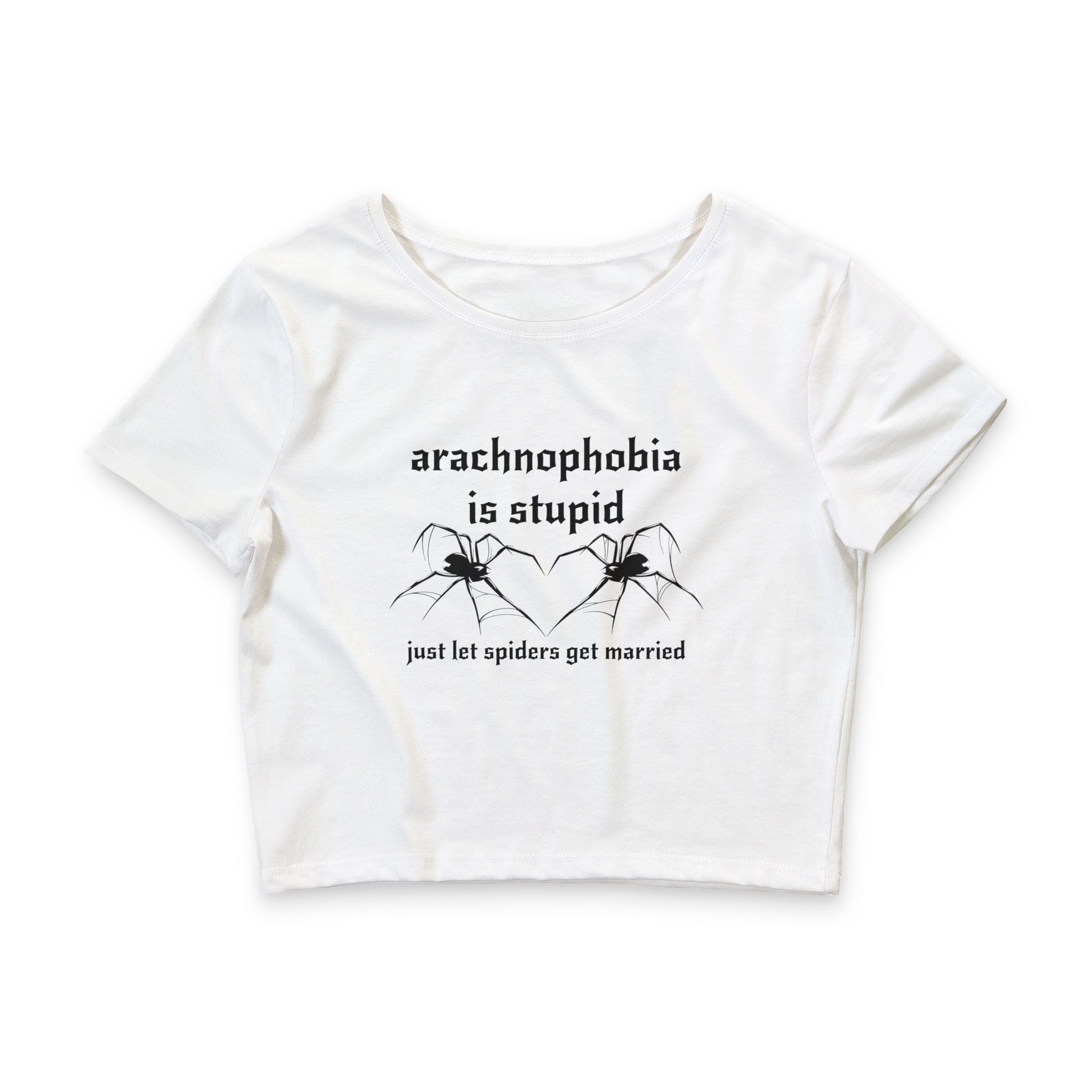 arachnophobia is so stupid just let spiders get married