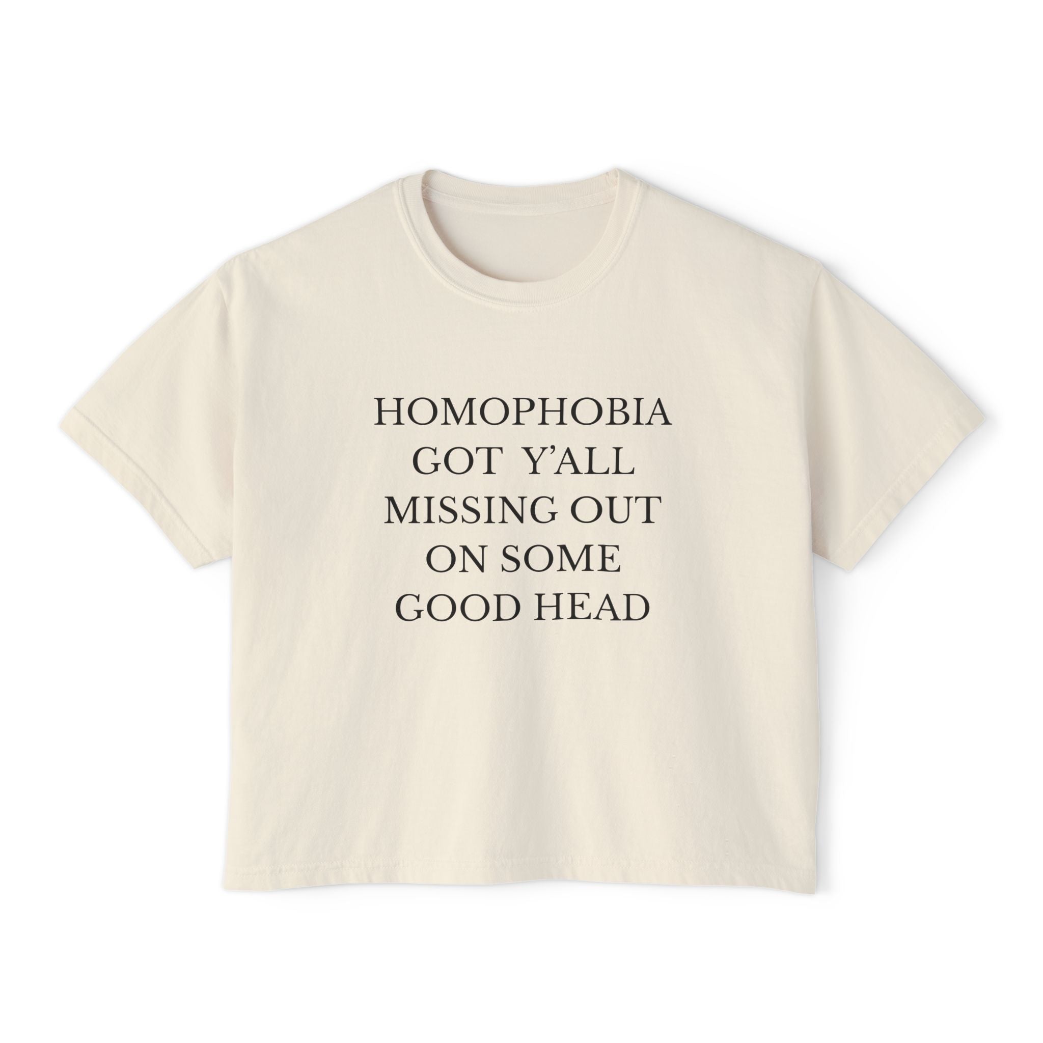 HOMOPHOBIA GOT Y'ALL MISSING OUT ON SOME GOOD HEAD