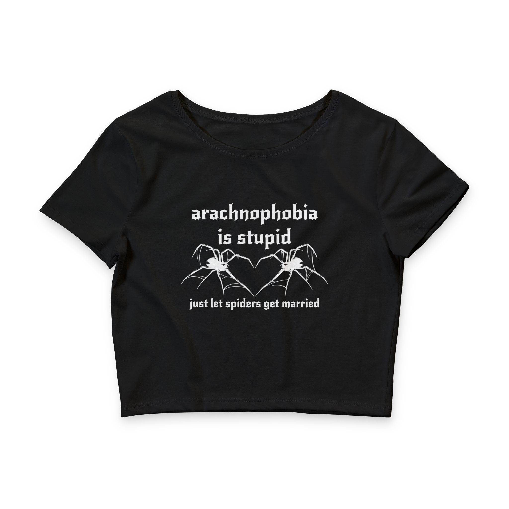 arachnophobia is so stupid just let spiders get married