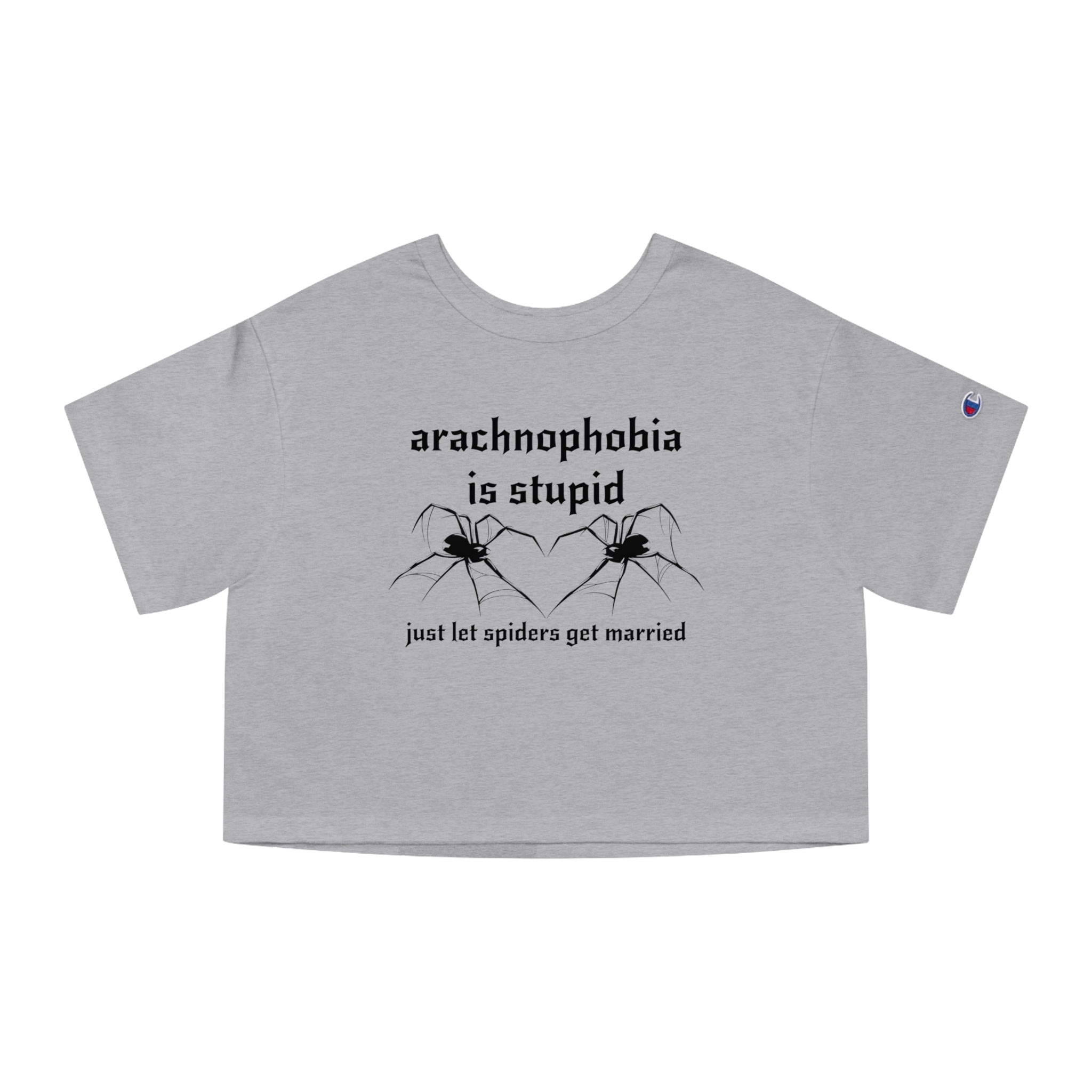 arachnophobia is so stupid just let spiders get married