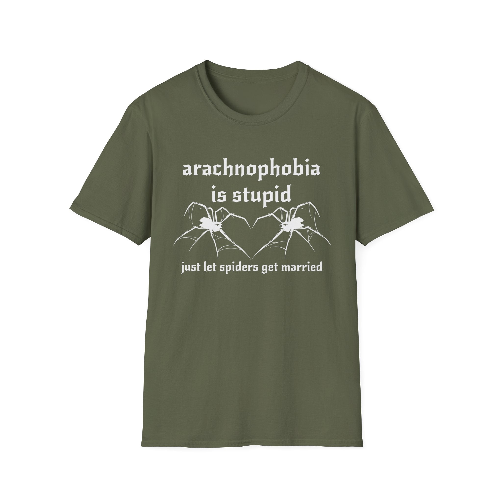 arachnophobia is so stupid just let spiders get married