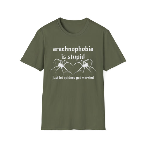 arachnophobia is so stupid just let spiders get married
