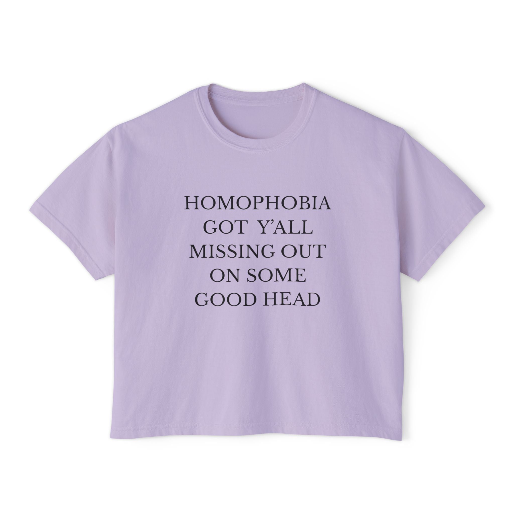 HOMOPHOBIA GOT Y'ALL MISSING OUT ON SOME GOOD HEAD