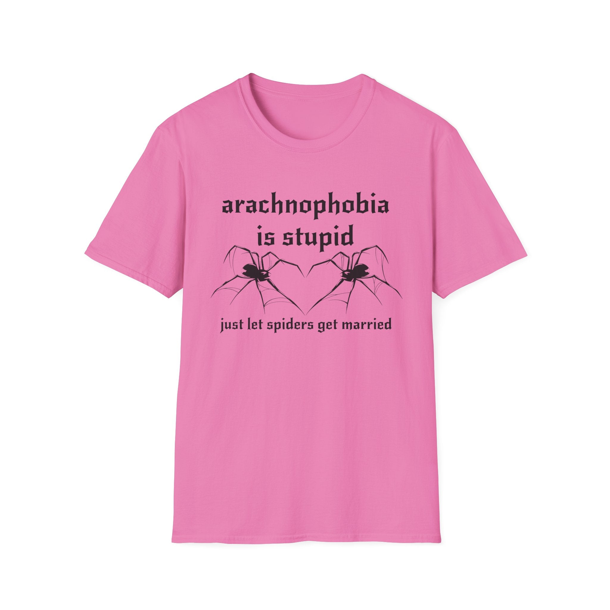 arachnophobia is so stupid just let spiders get married