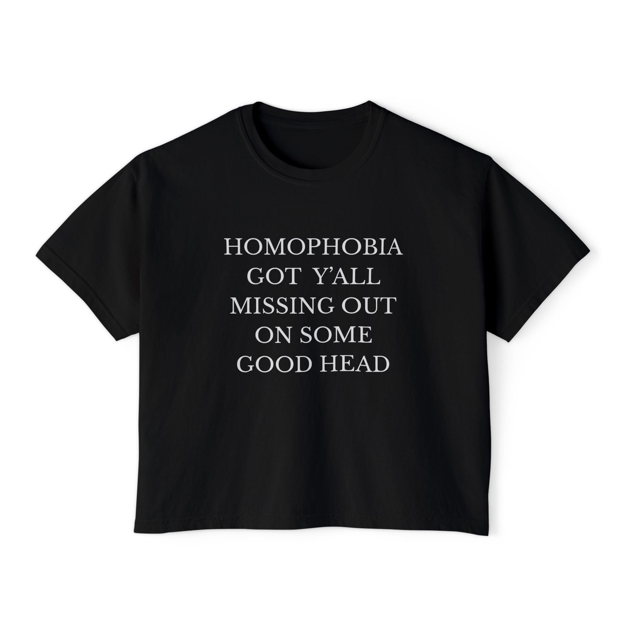 HOMOPHOBIA GOT Y'ALL MISSING OUT ON SOME GOOD HEAD