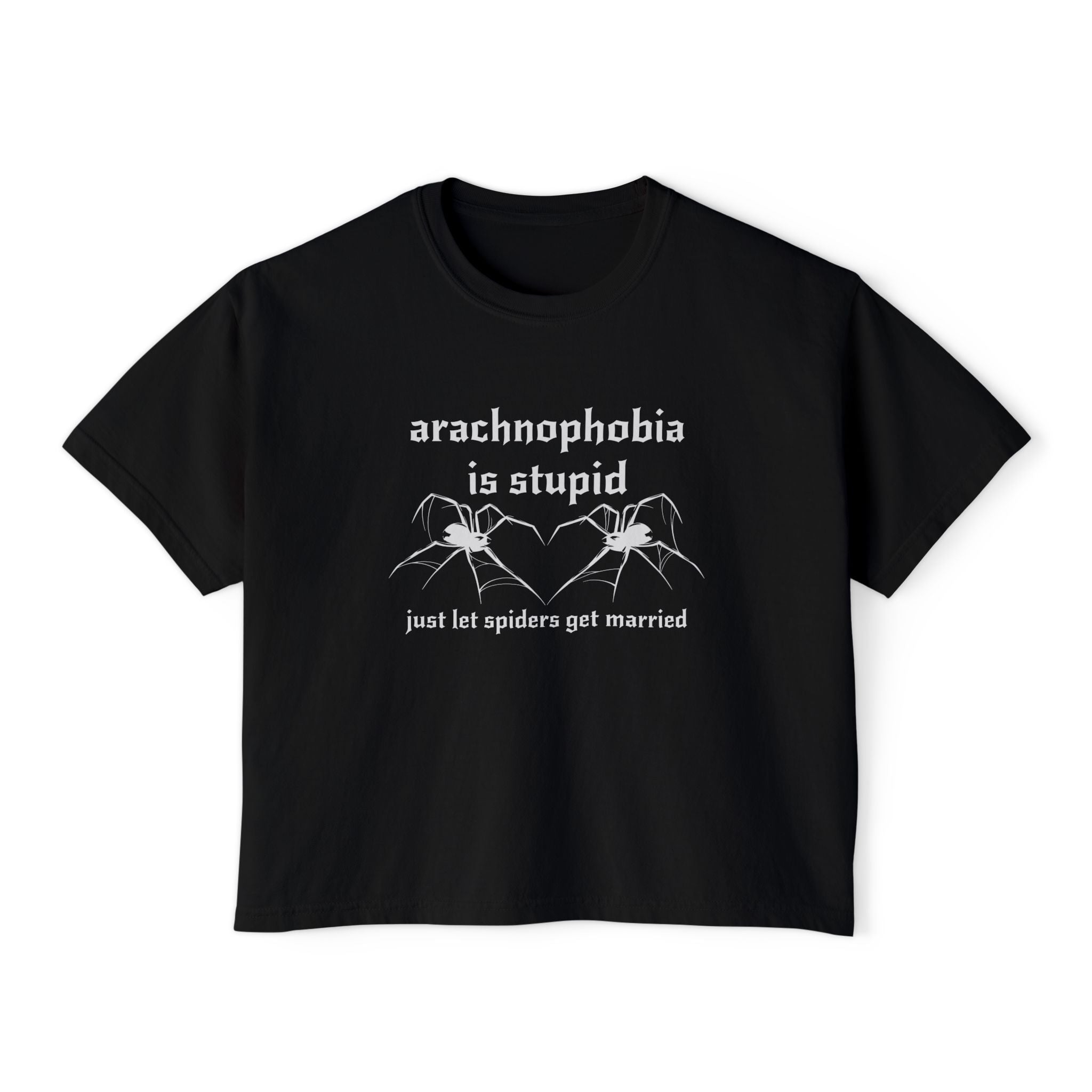 arachnophobia is so stupid just let spiders get married