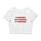 I SUPPORT GAY RIGHTS & WRONGS
