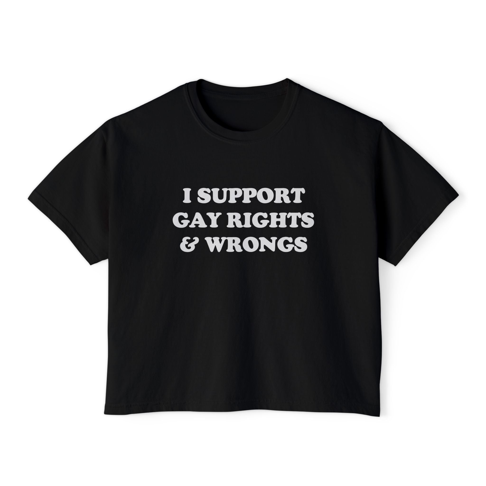 I SUPPORT GAY RIGHTS & WRONGS