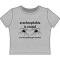 arachnophobia is so stupid just let spiders get married