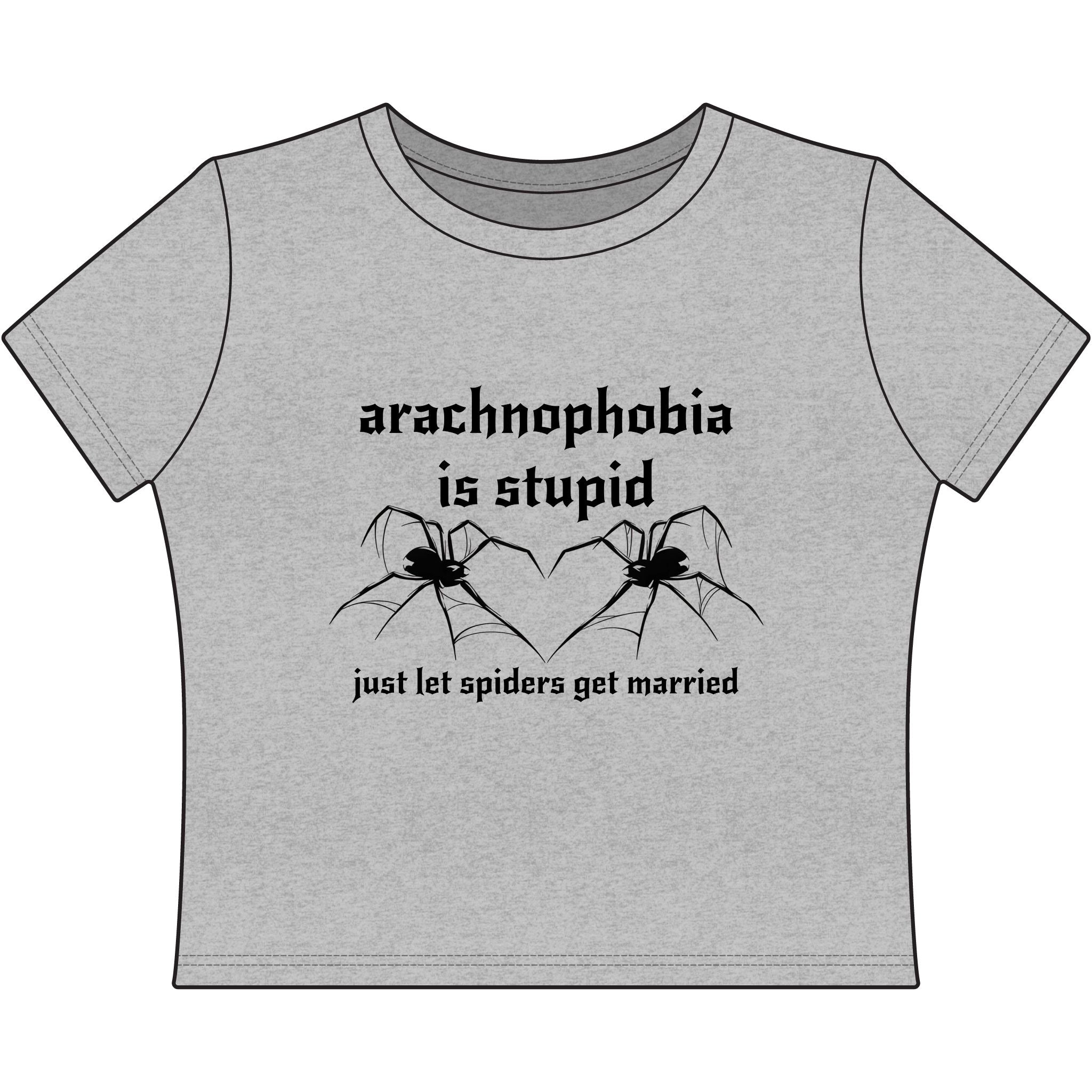 arachnophobia is so stupid just let spiders get married