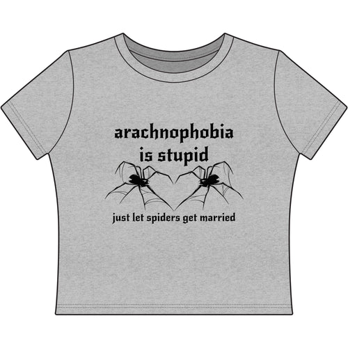arachnophobia is so stupid just let spiders get married