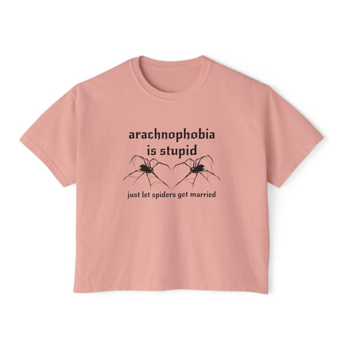 arachnophobia is so stupid just let spiders get married