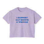 I SUPPORT GAY RIGHTS & WRONGS