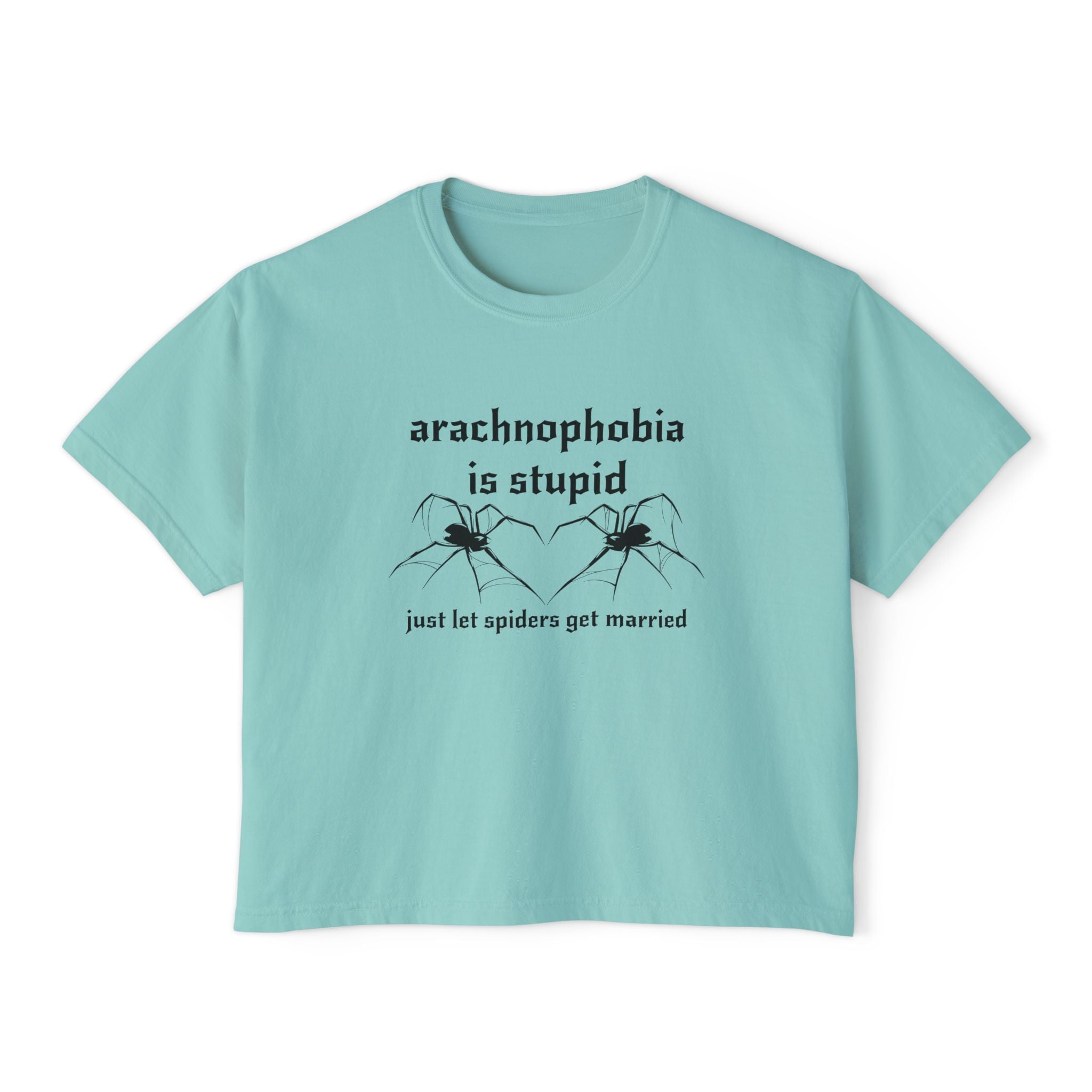 arachnophobia is so stupid just let spiders get married