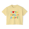 I Love to Finger Paint