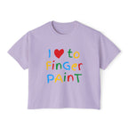 I Love to Finger Paint