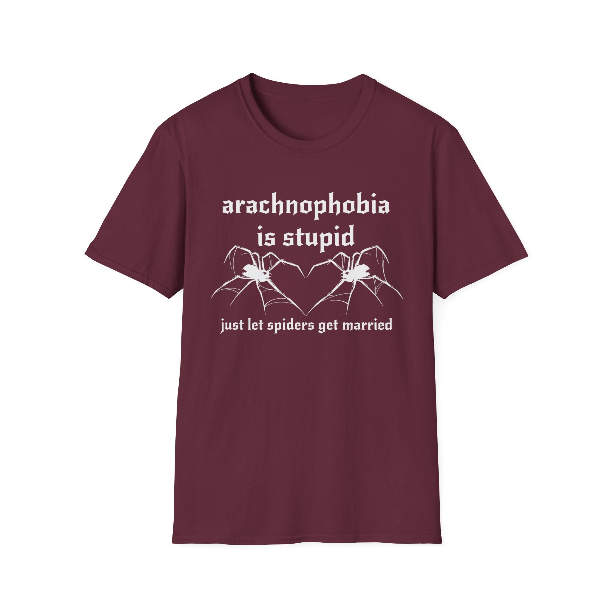 arachnophobia is so stupid just let spiders get married
