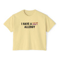 I HAVE A NUT ALLERGY