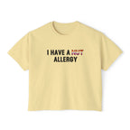 I HAVE A NUT ALLERGY