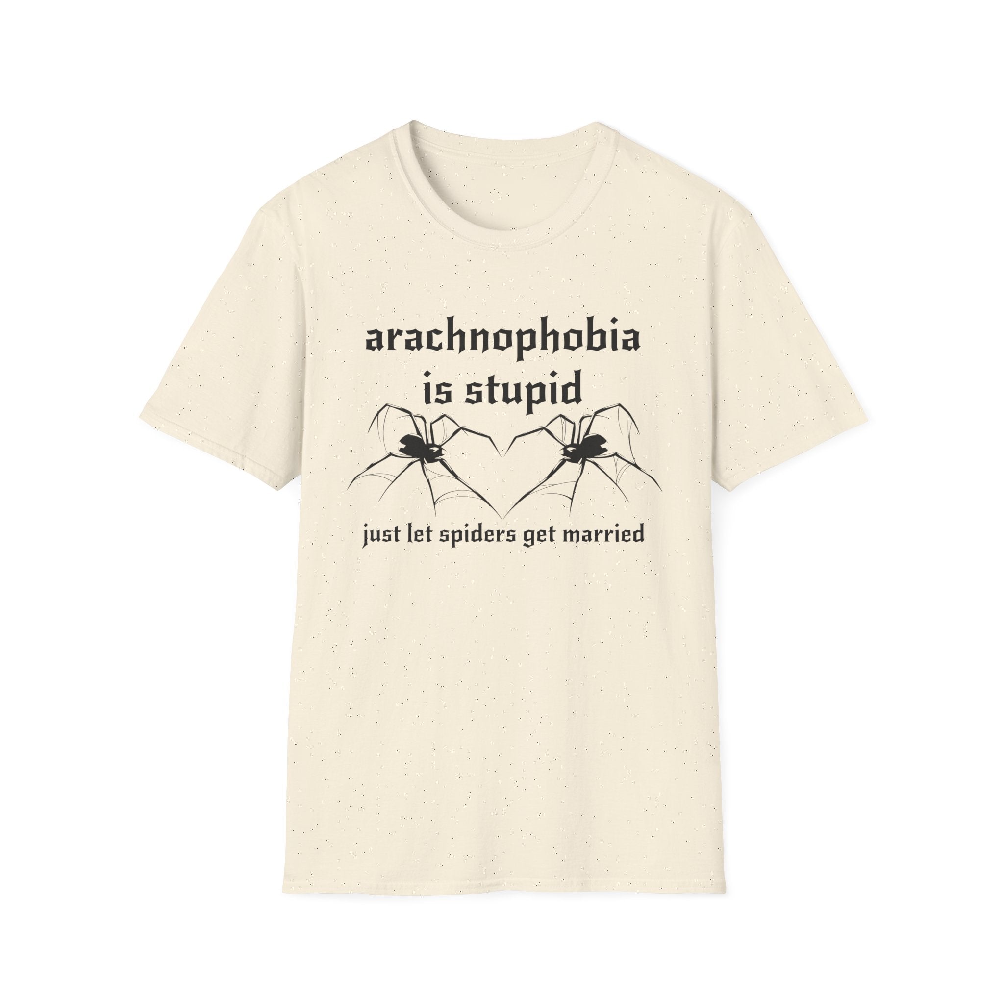 arachnophobia is so stupid just let spiders get married
