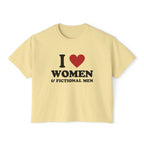I LOVE WOMEN & FICTIONAL MEN