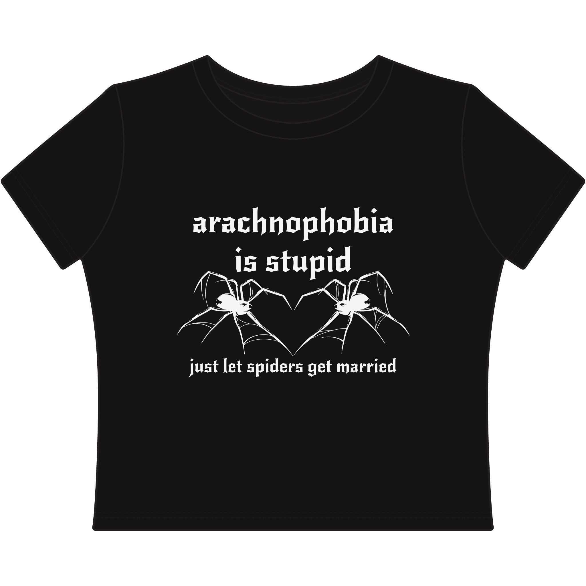 arachnophobia is so stupid just let spiders get married