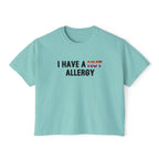I HAVE A NUT ALLERGY
