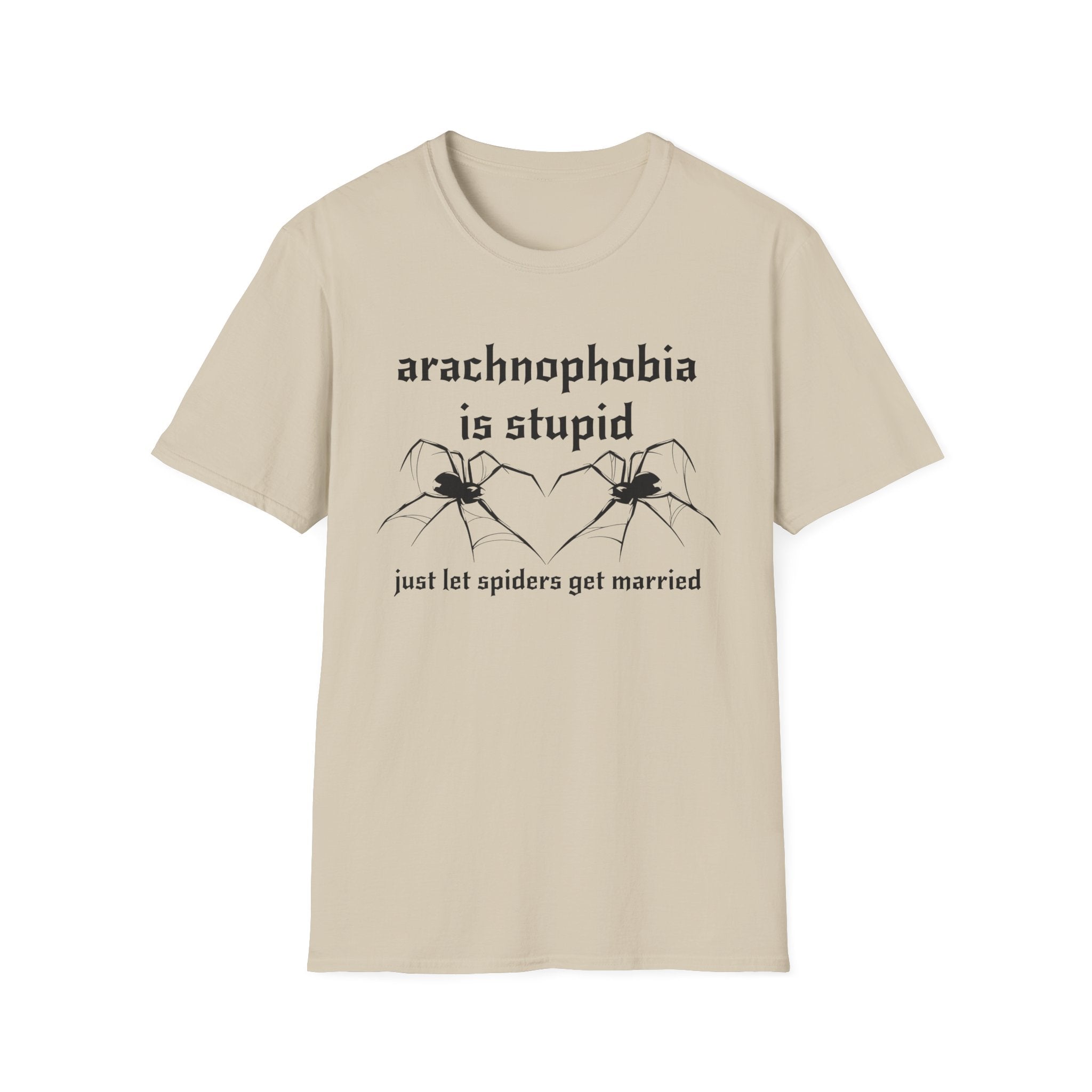 arachnophobia is so stupid just let spiders get married