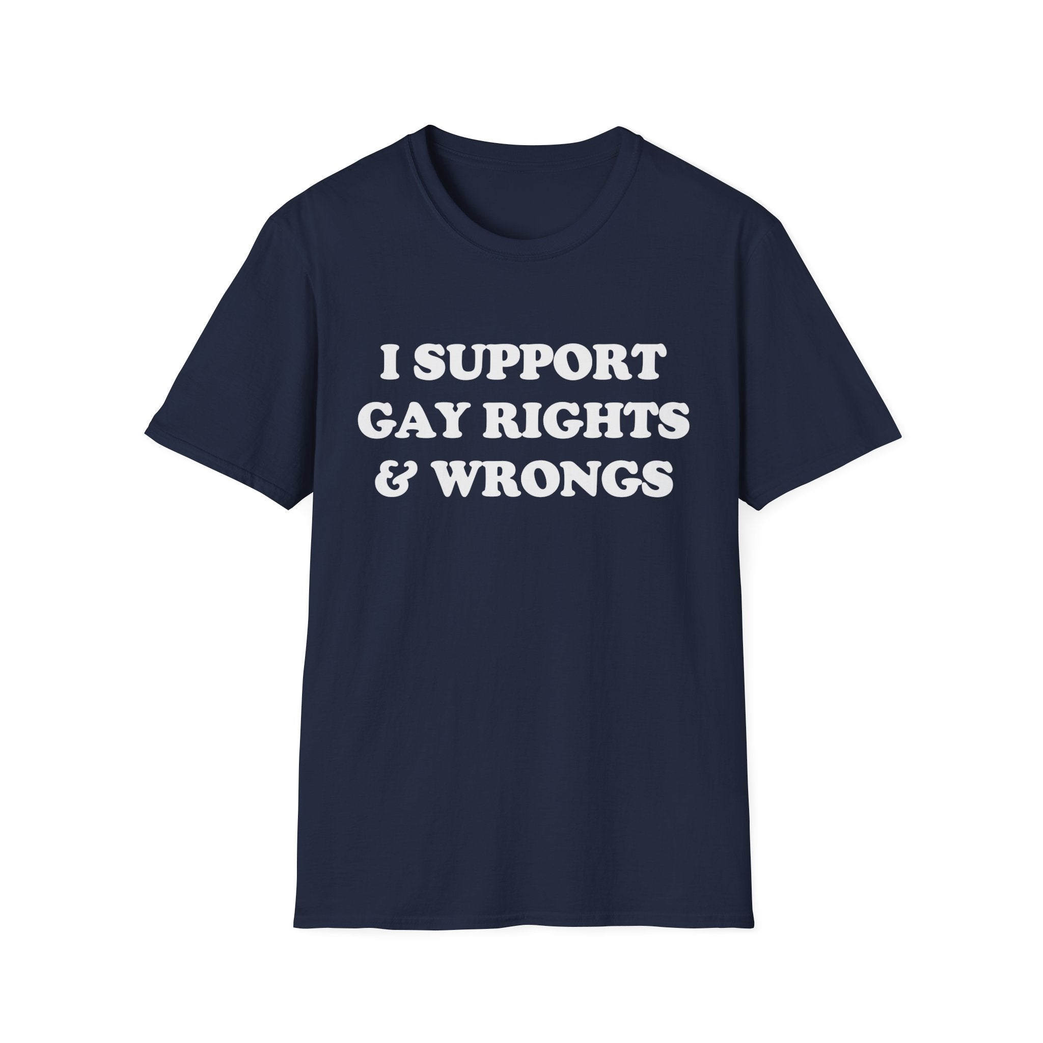 I SUPPORT GAY RIGHTS & WRONGS
