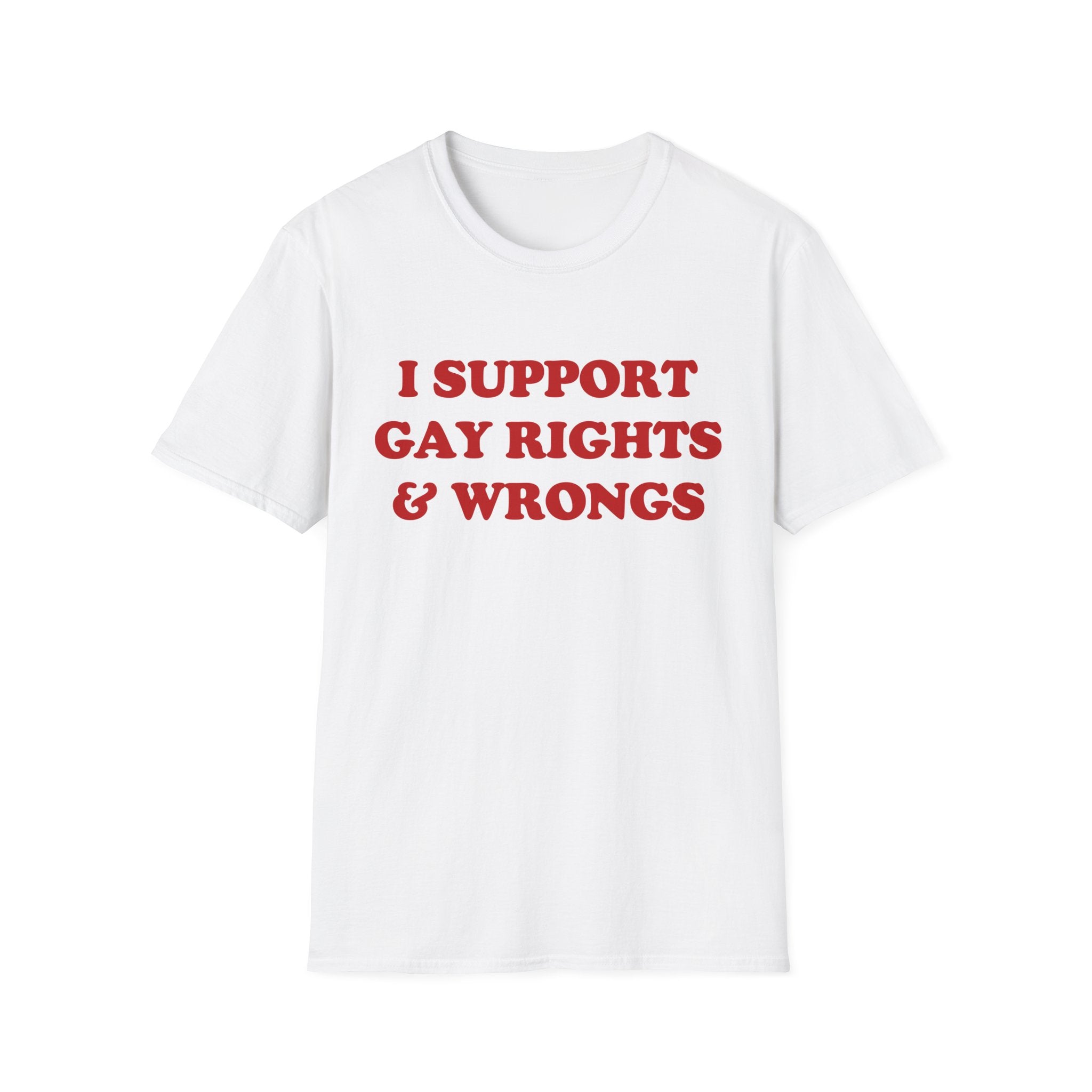 I SUPPORT GAY RIGHTS & WRONGS