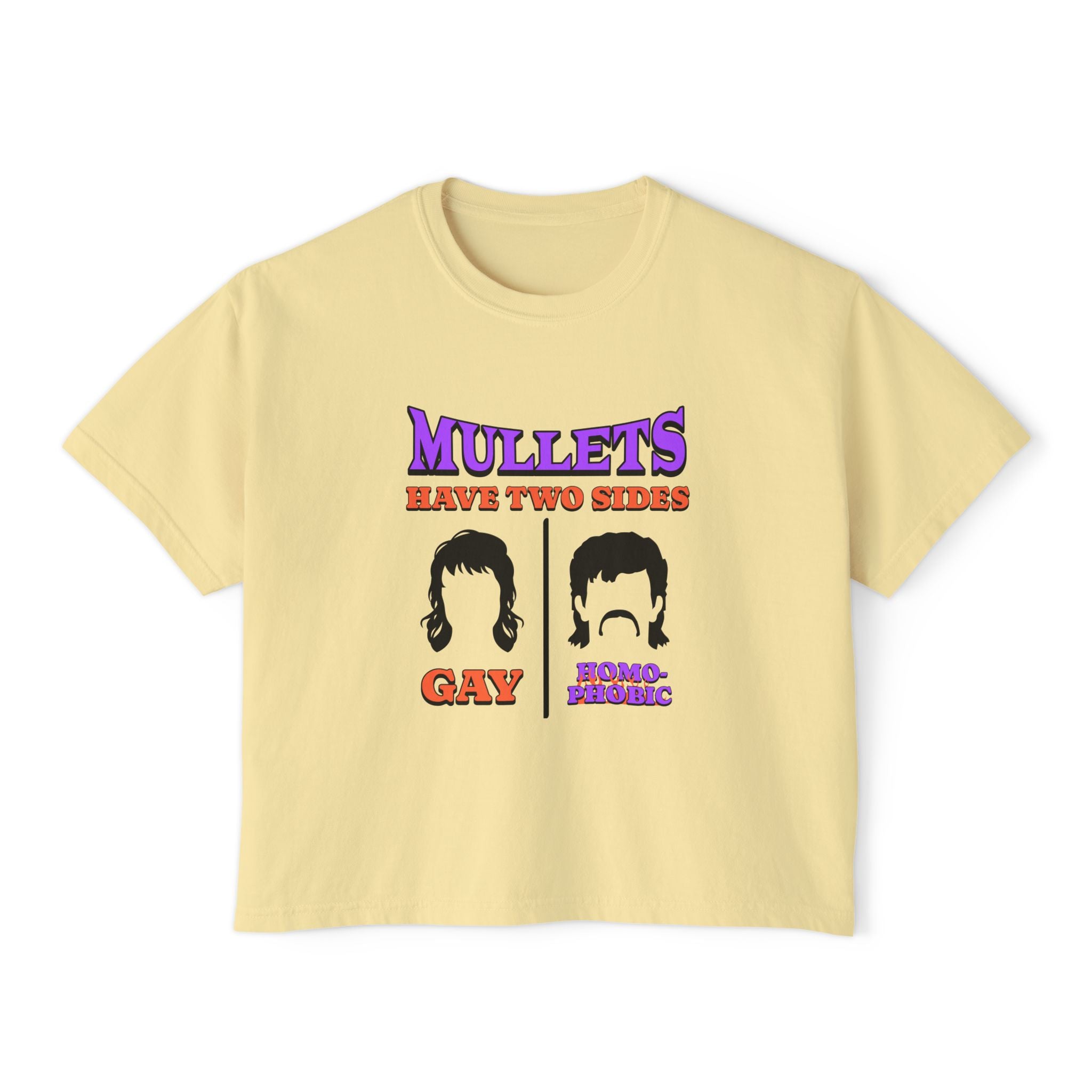 MULLETS HAVE TWO SIDES: GAY | HOMOPHOBIC