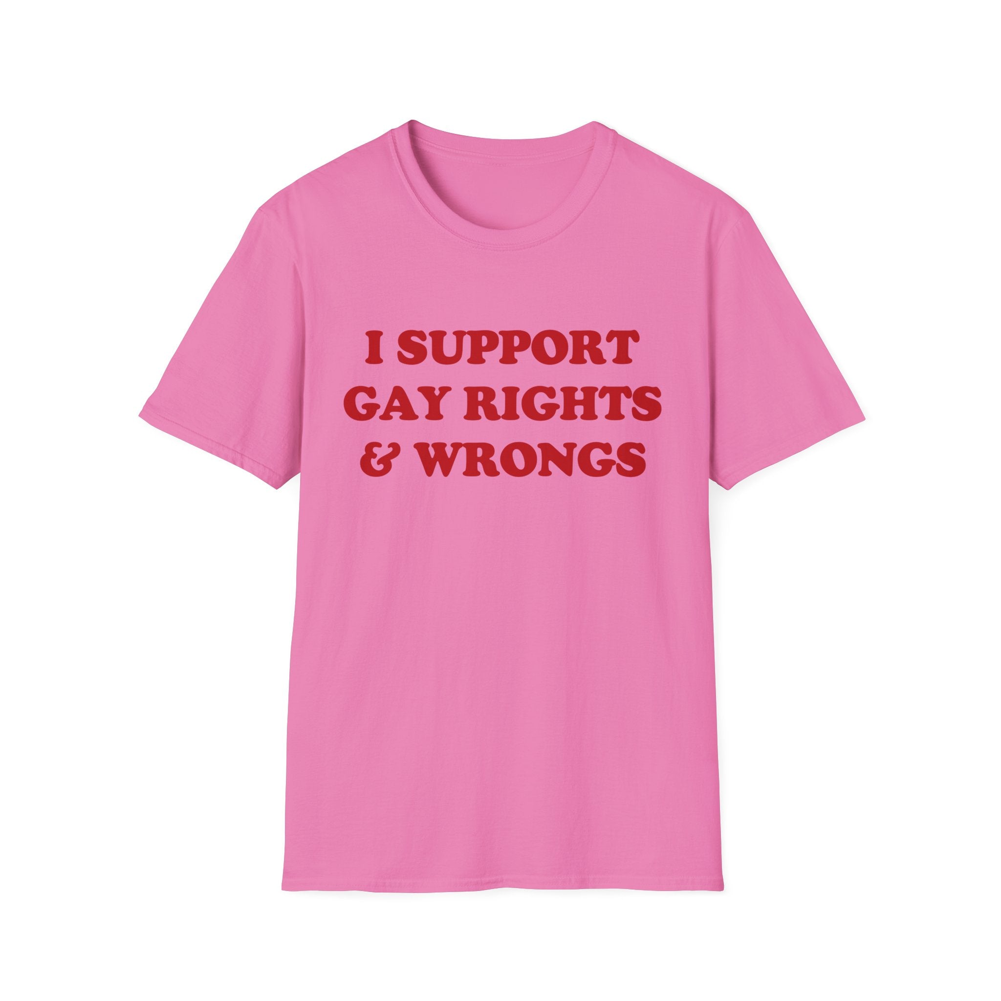 I SUPPORT GAY RIGHTS & WRONGS
