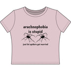 arachnophobia is so stupid just let spiders get married