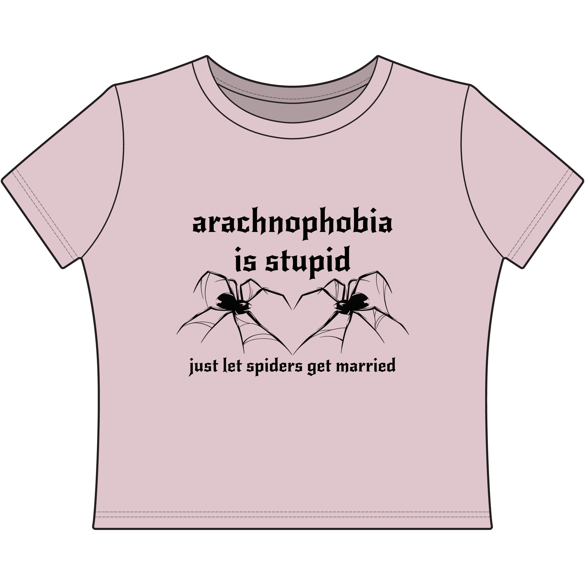 arachnophobia is so stupid just let spiders get married