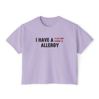 I HAVE A NUT ALLERGY