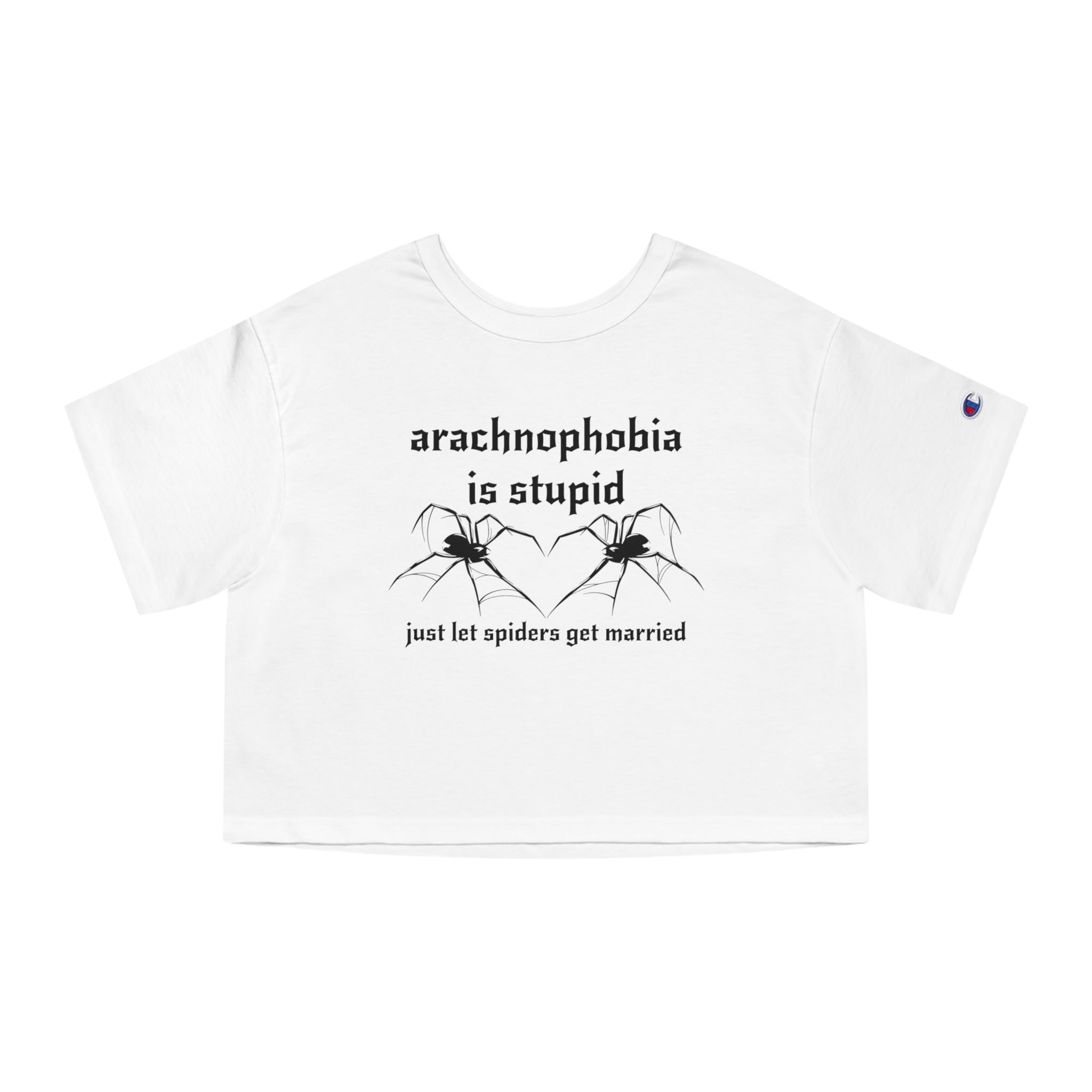 arachnophobia is so stupid just let spiders get married