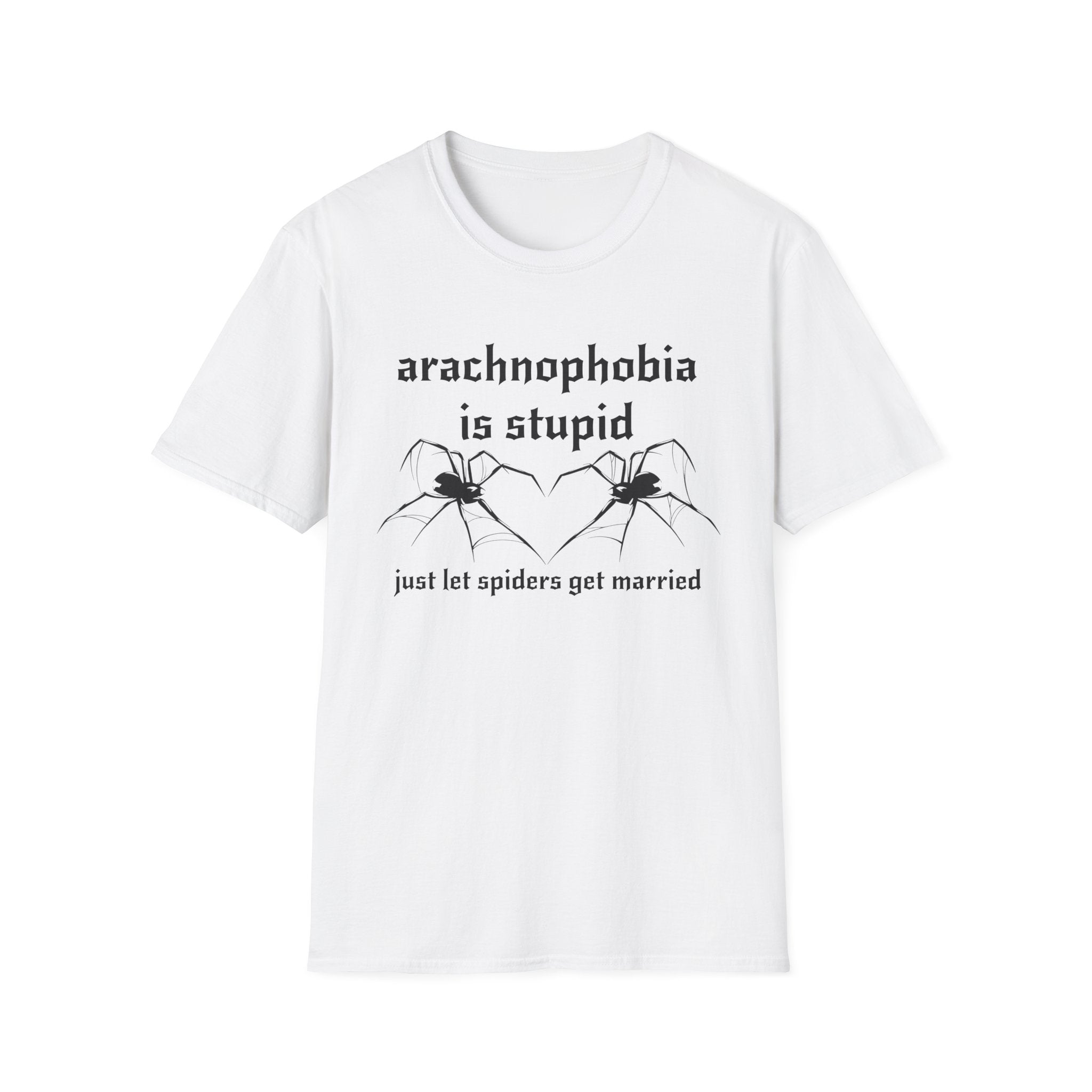 arachnophobia is so stupid just let spiders get married