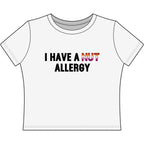I HAVE A NUT ALLERGY