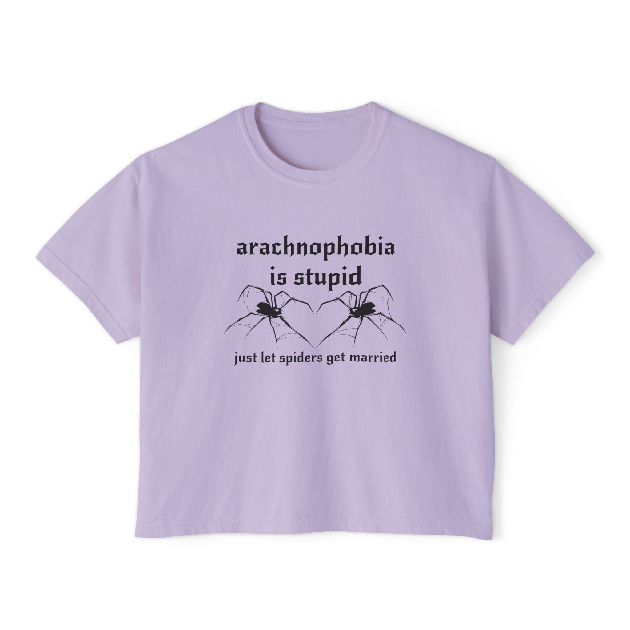 arachnophobia is so stupid just let spiders get married