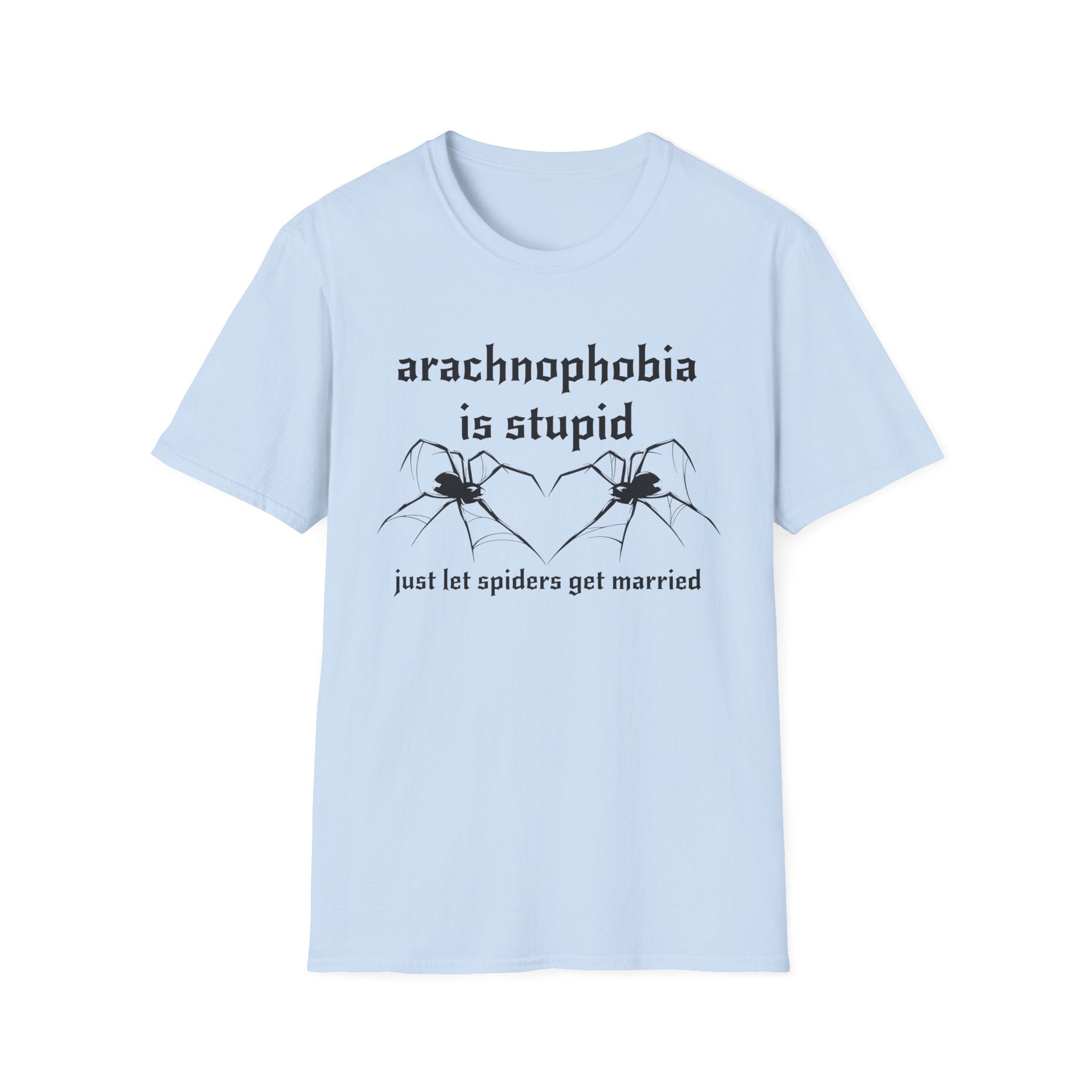 arachnophobia is so stupid just let spiders get married