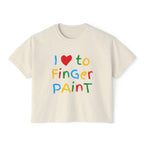 I Love to Finger Paint