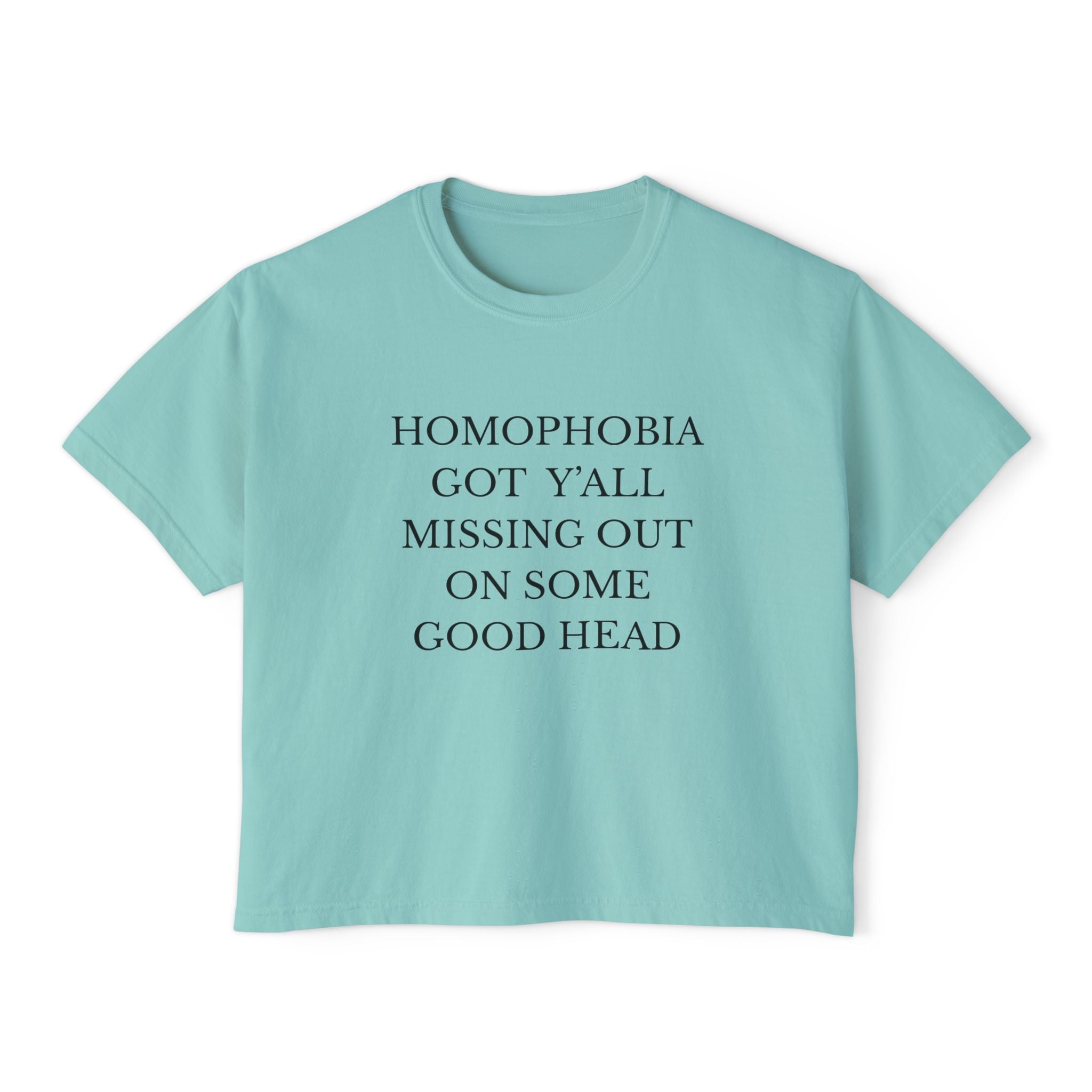 HOMOPHOBIA GOT Y'ALL MISSING OUT ON SOME GOOD HEAD