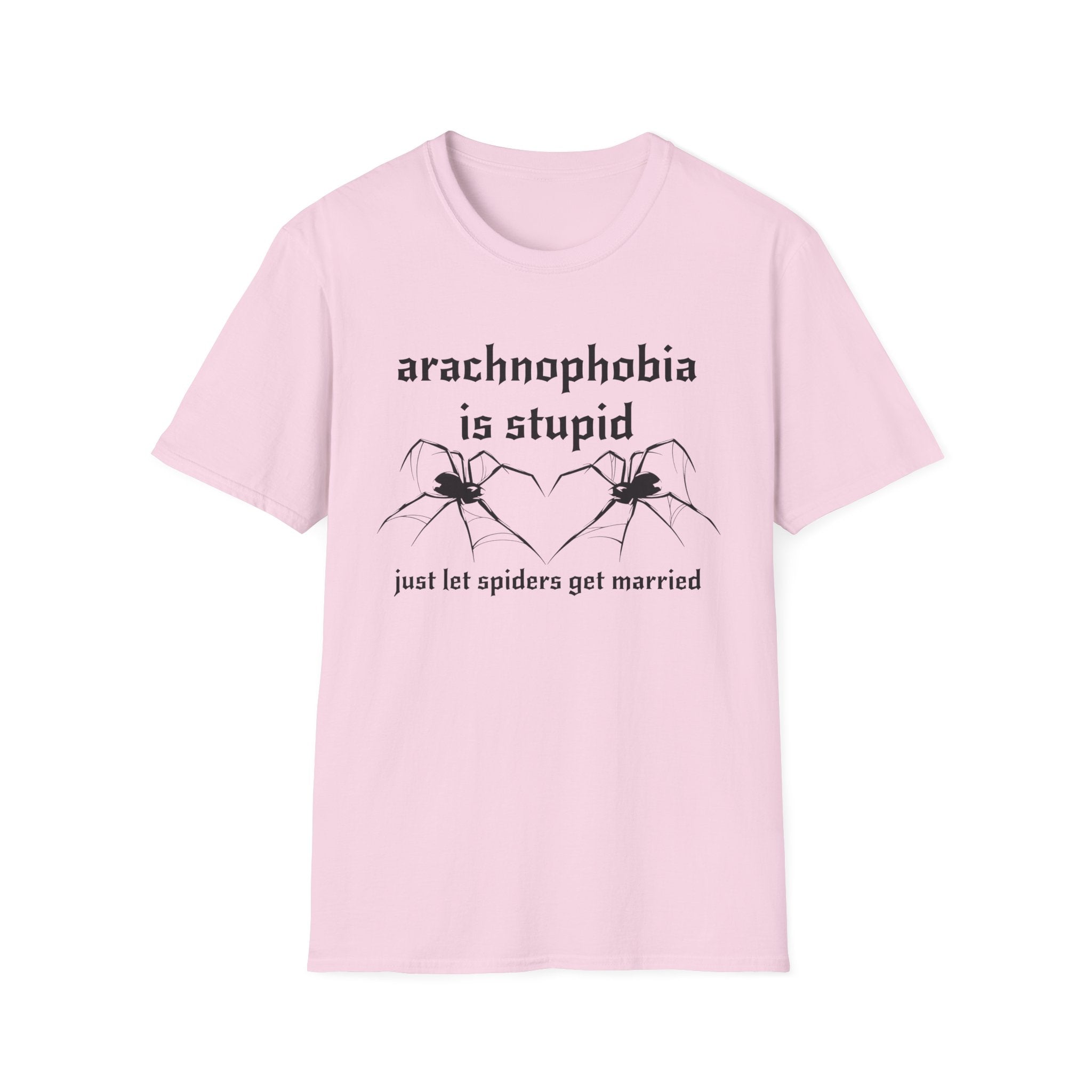 arachnophobia is so stupid just let spiders get married
